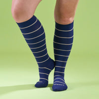 Knee-High Compression Socks – 3 Pack Stripes