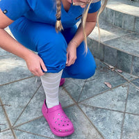 Knee-High Compression Socks – Stripes (20-30 mmHg)