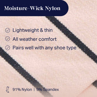 Knee-High Compression Socks - Stripes (20-30 mmHg)