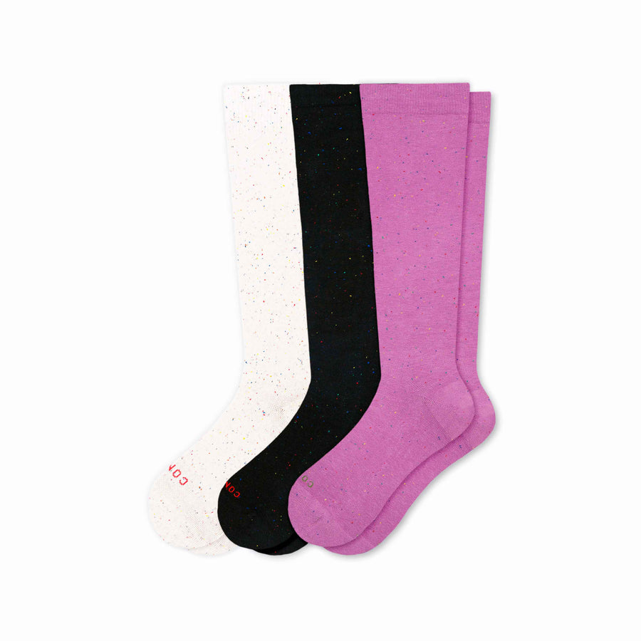 Recycled Cotton Compression Socks – 3-Pack Limited