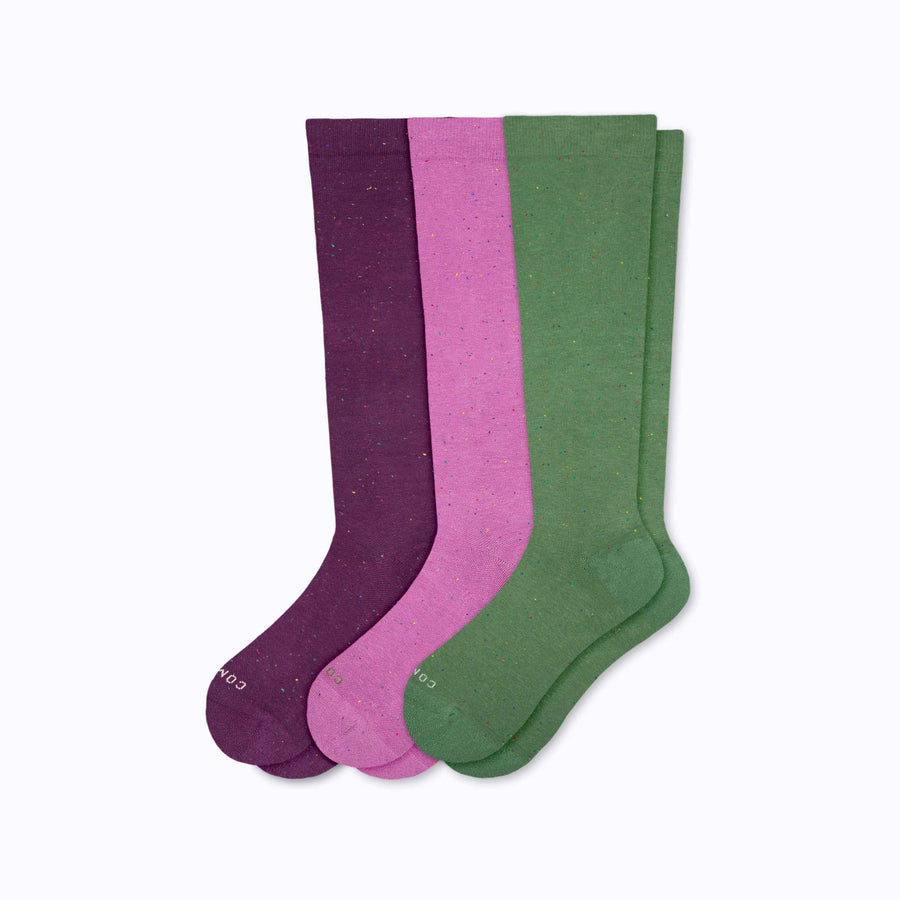 Recycled Cotton Compression Socks – 3-Pack Limited
