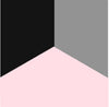 Black/Grey/Rose Swatch